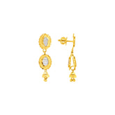 22K Gold Vintage-Inspired Earrings
